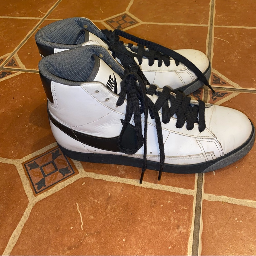 Nike Blazer Mid GS 'White Anthracite' (318705-105)